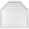 Ekena Millwork Octagonal Top Surface Mount PVC Gable Vent w/ 2"W x 2"P Brickmould Sill Frame, 40"W x 38"H GVPOT40X3803SF - alternate 1